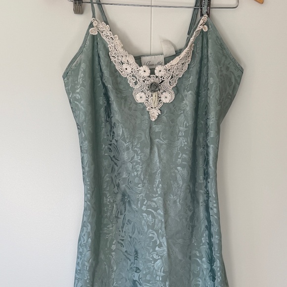 Blue & White Inner Most Slip Dress - Picture 1 of 4